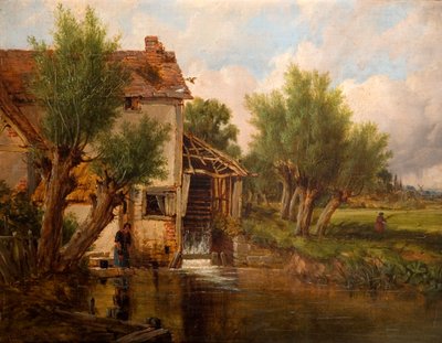 An Old Mill near Worcester, 1880 by Benjamin Williams Leader
